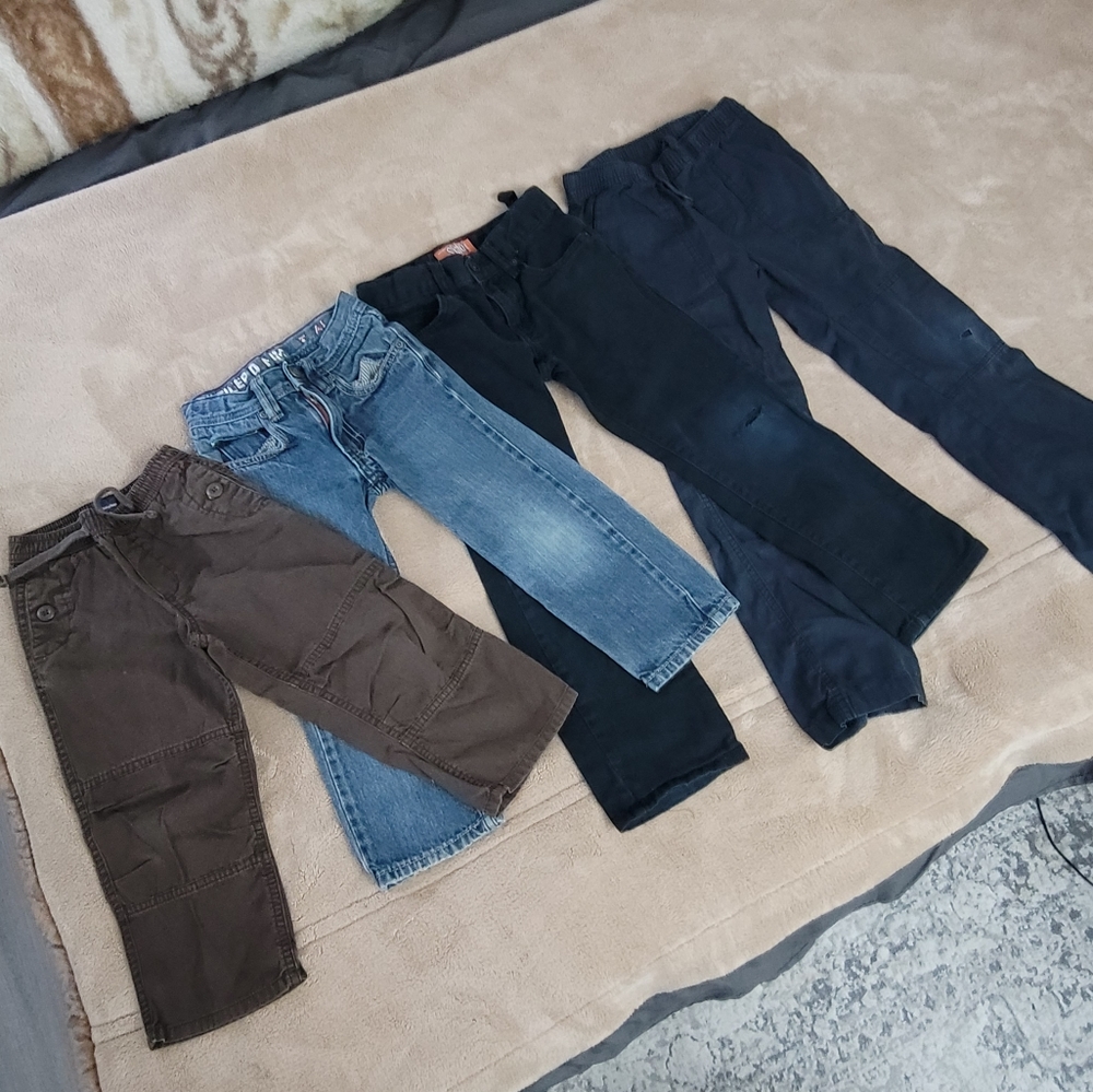 Bundle of 4 Boys Pants/Jeans